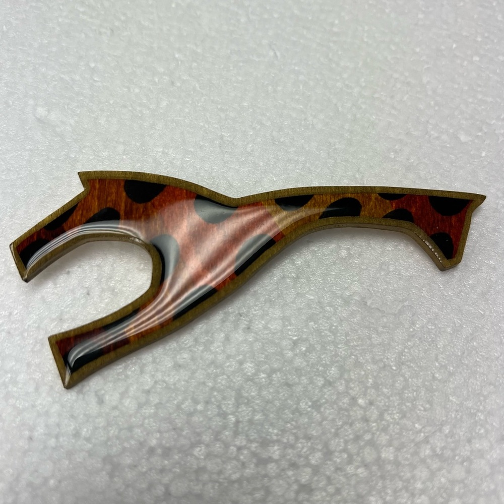 Large, vintage GIRAFFE pin brooch. - Picture 10 of 10